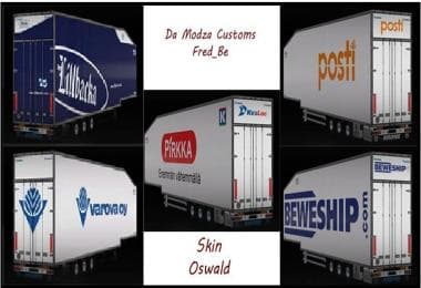 DOUBLEDECKER COOLLINER FIN SKIN – Skins mod for Euro Truck Simulator 2