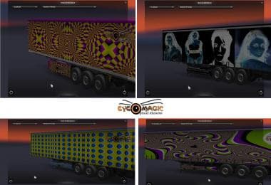 EYE ILLUSIONS SET V1 – Trailers mod for Euro Truck Simulator 2