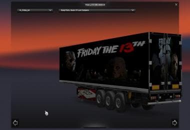 FRIDAY THE 13TH V1 – Skins mod for Euro Truck Simulator 2