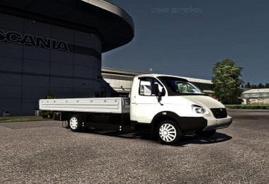 GAZELLE VALDAI + TRAILER – Trailers mod for Euro Truck Simulator 2