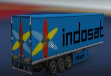 INDOSAT TRAILER SKIN – Skins mod for Euro Truck Simulator 2