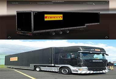 REALISTIC F1 TRAILER PACK – Trailers mod for Euro Truck Simulator 2