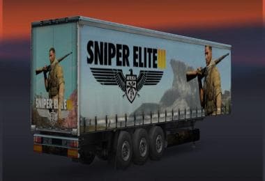 SNIPER ELITE 3 TRAILER SKIN – Skins mod for Euro Truck Simulator 2