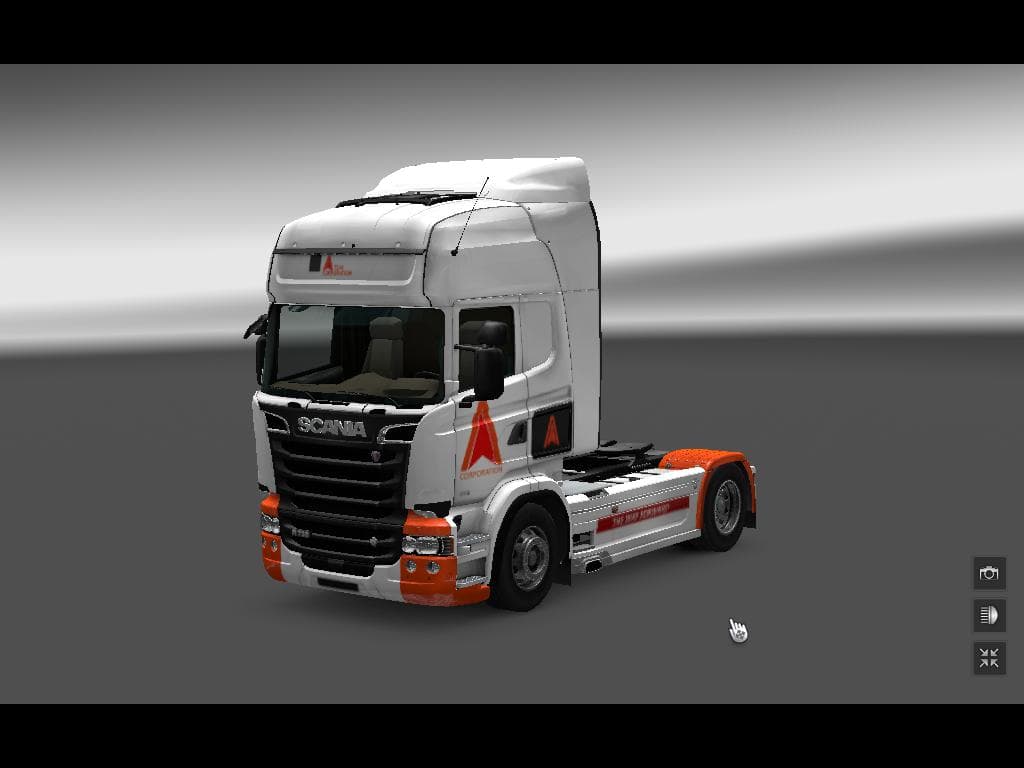 SCANIA RJL ATLAS CORPORATION – Skins mod for Euro Truck Simulator 2