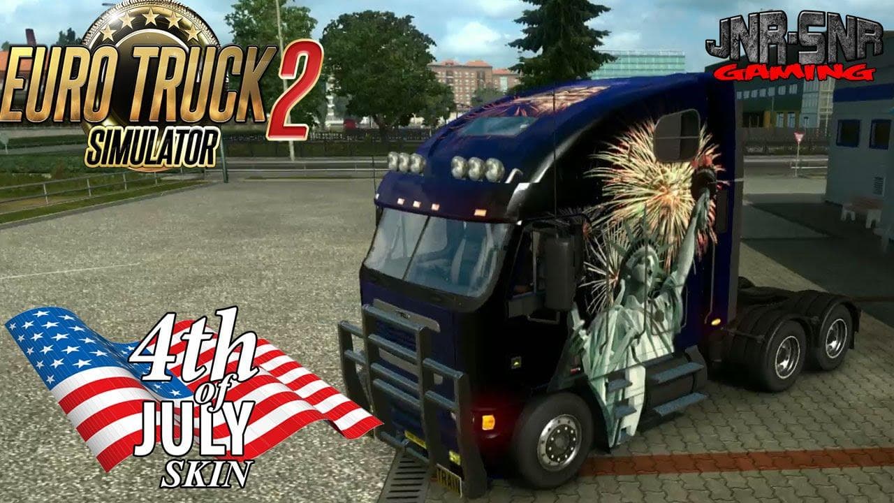 FREIGHTLINER ARGOST 4TH OF JULY SKIN – Skins mod for Euro Truck Simulator 2