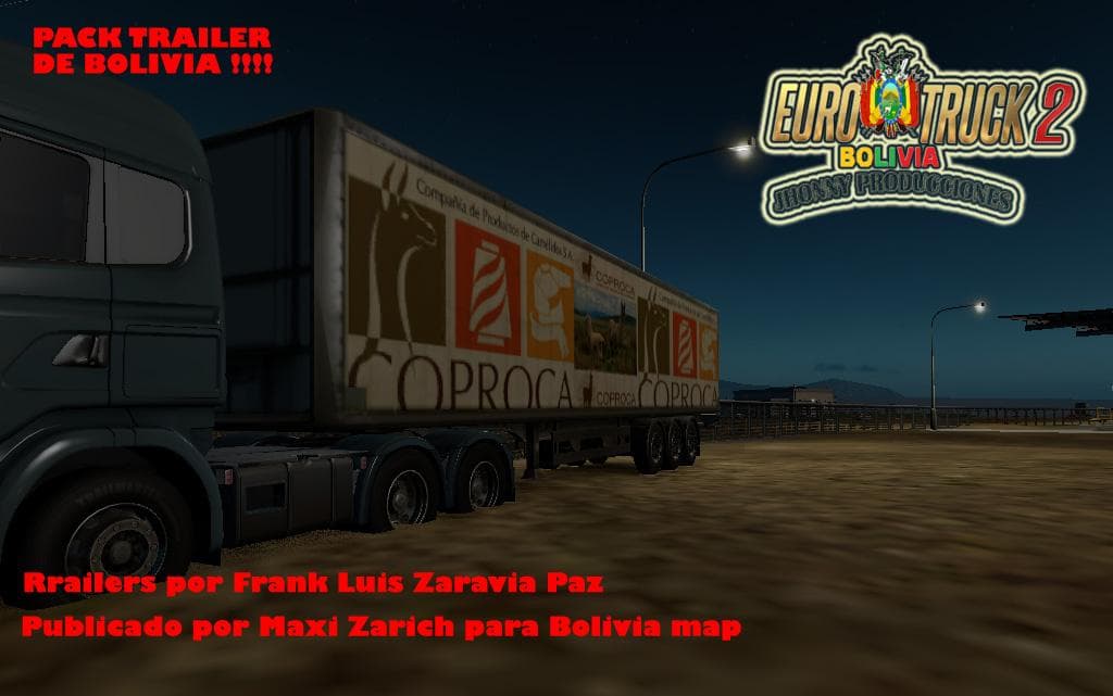 TRAILER FOR BOLIVIA MAP – Trailers mod for Euro Truck Simulator 2