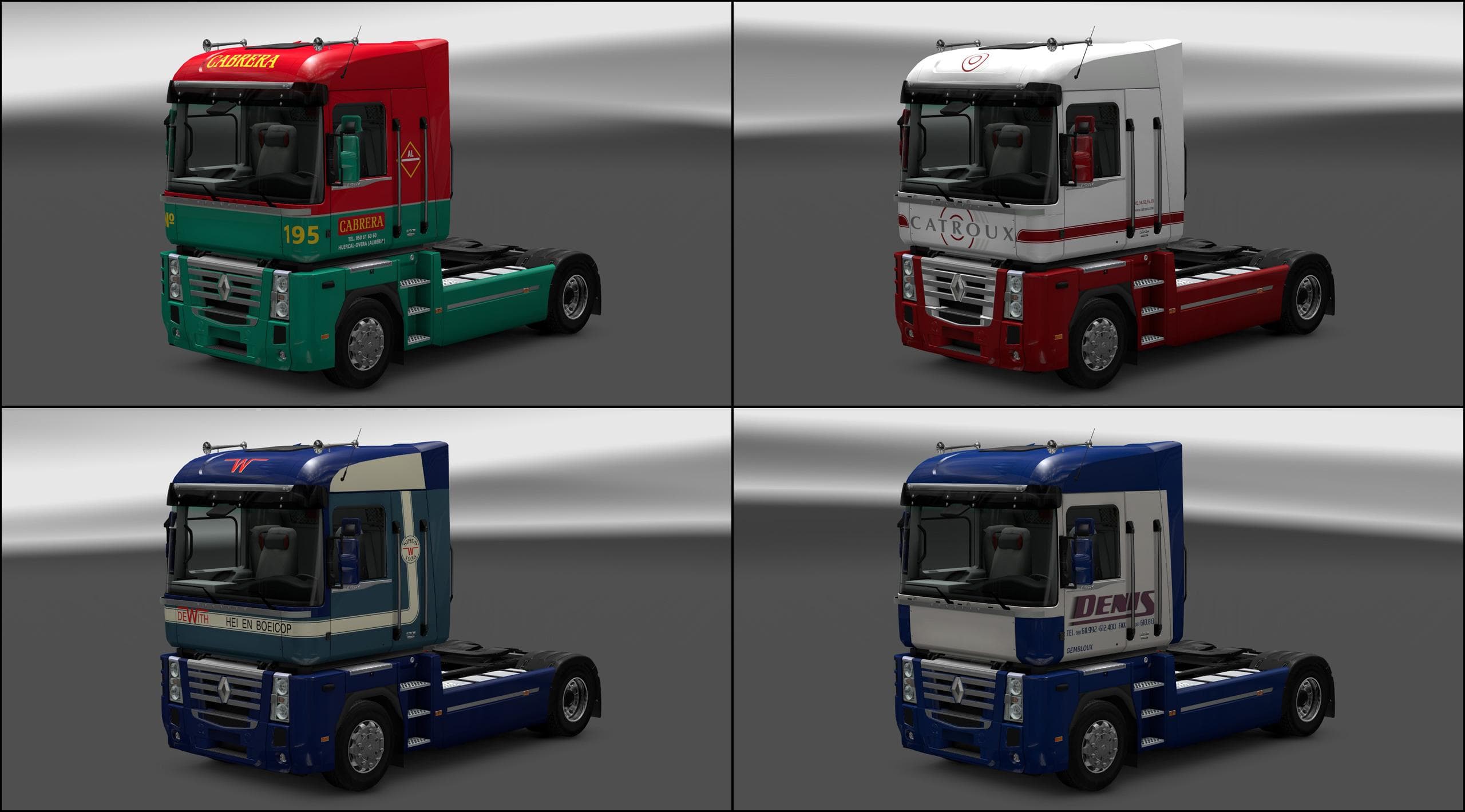 RENAULT MAGNUM SKIN PACK – skins screenshot 2