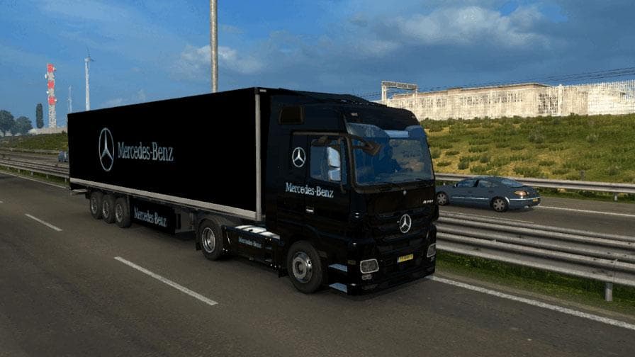 MERCEDES BENZ COMBO PACK – Trailers mod for Euro Truck Simulator 2