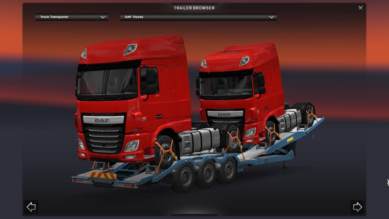 TRUCK TRANSPORTER CARGO PACK 1.20 - ETS2 mods download – trailers screenshot 2