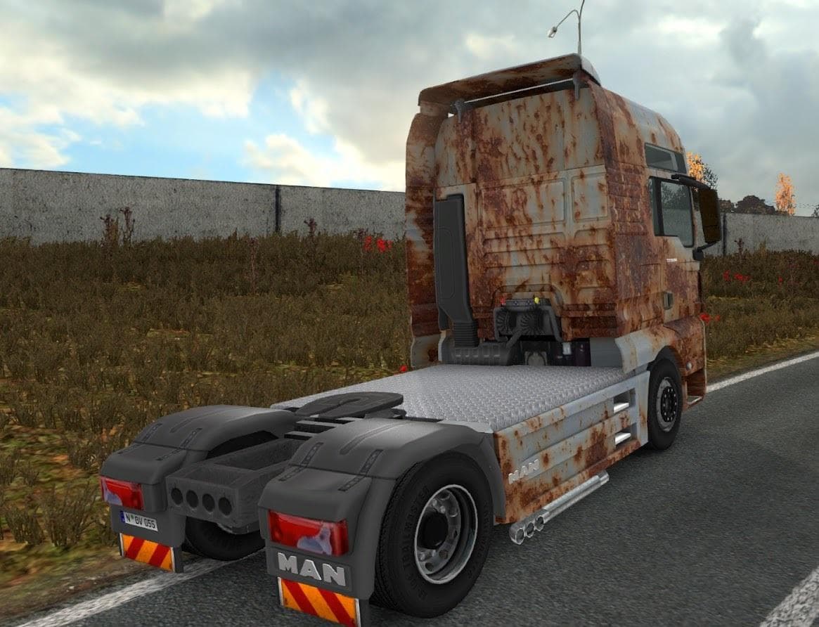 OLD RUST PACK FOR MAN TGX - ETS2 mods download – skins screenshot 2