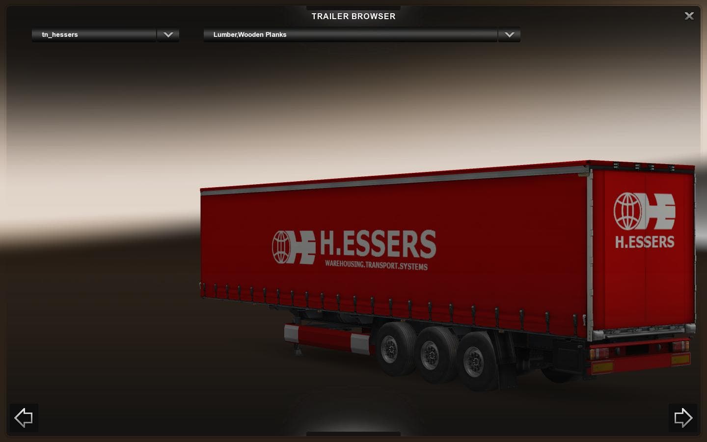 H.Essers trailer – Trailers mod for Euro Truck Simulator 2