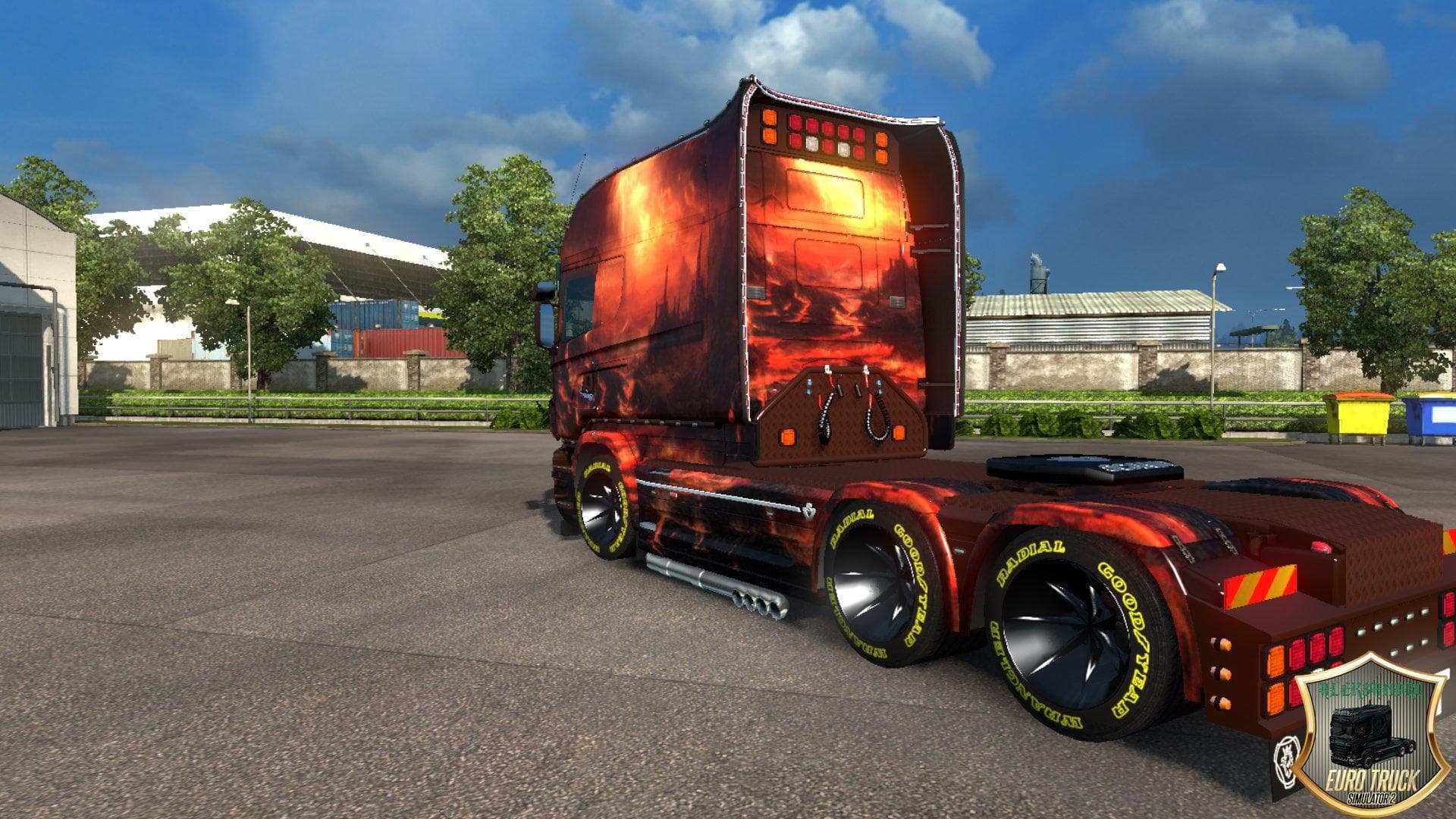 SCANIA RJL LONGLINE ERA OF DRAGONS SKIN - ETS2 mods download – skins screenshot 2