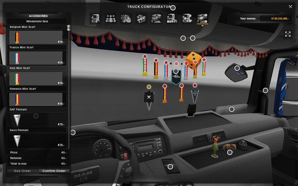 ACCESSORIES REWORKED BY KILLER – Parts mod for Euro Truck Simulator 2