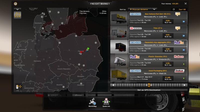 REALISTIC ECONOMY MOD V1.1 – Maps mod for Euro Truck Simulator 2