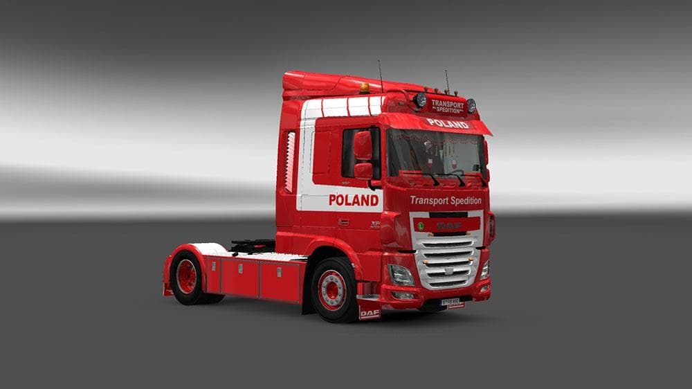DAF XF EURO 6 OHAHA TS POLAND SKIN + WHEELS – Skins mod for Euro Truck Simulator 2