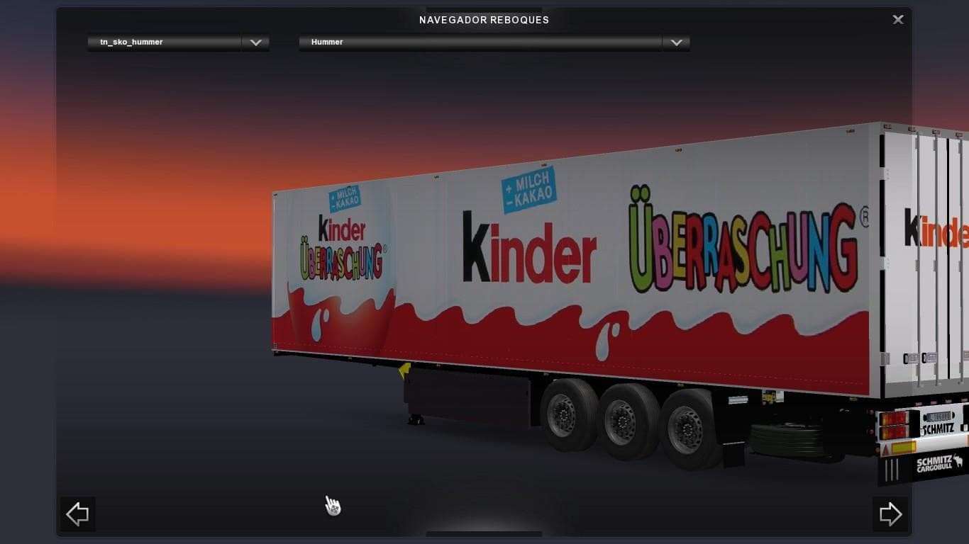 KINDER TRAILER 1.21.X – Trailers mod for Euro Truck Simulator 2
