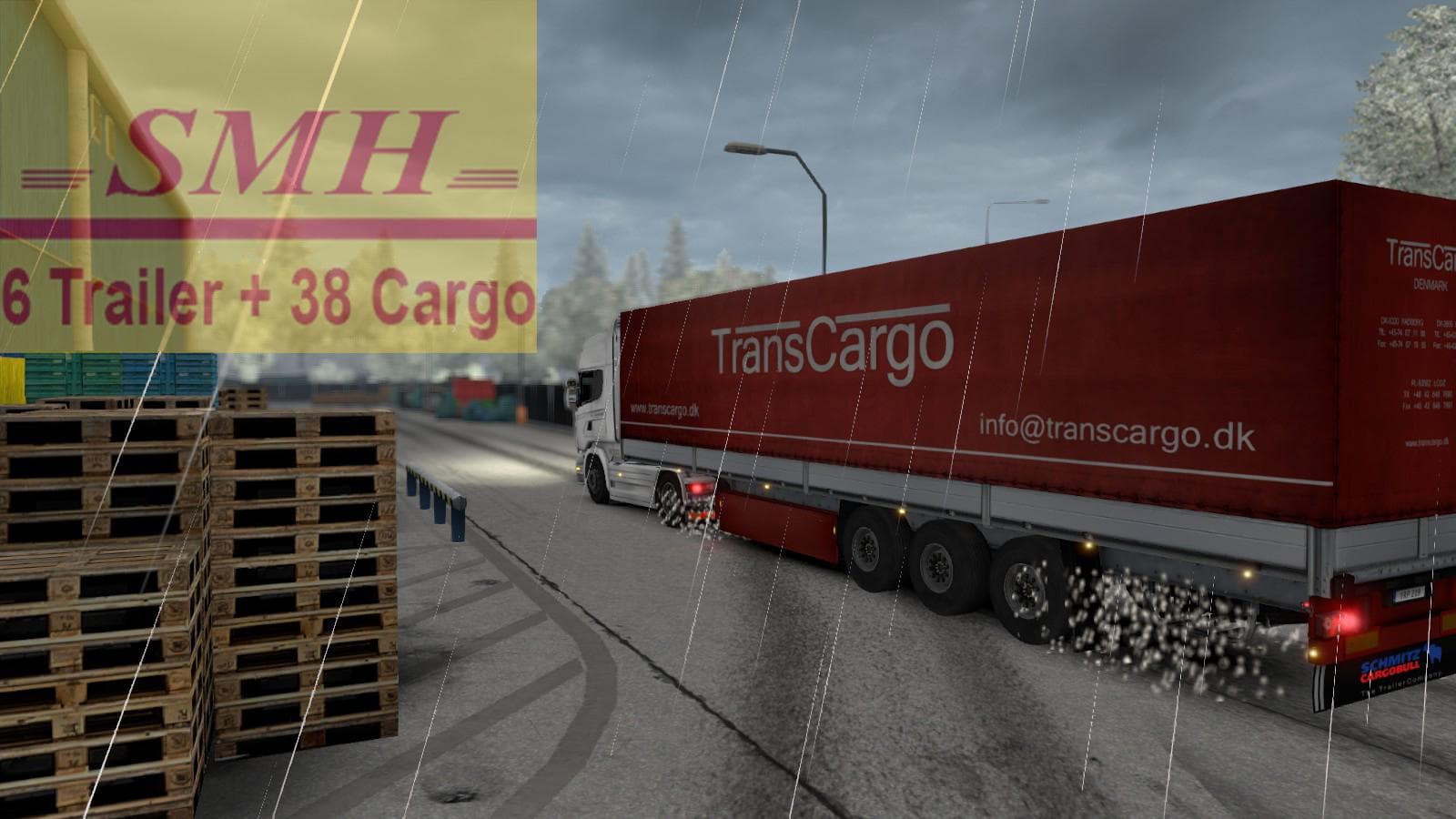 6 REALISTIC TRAILER + 38 CARGO 1.21.X – Trailers mod for Euro Truck Simulator 2