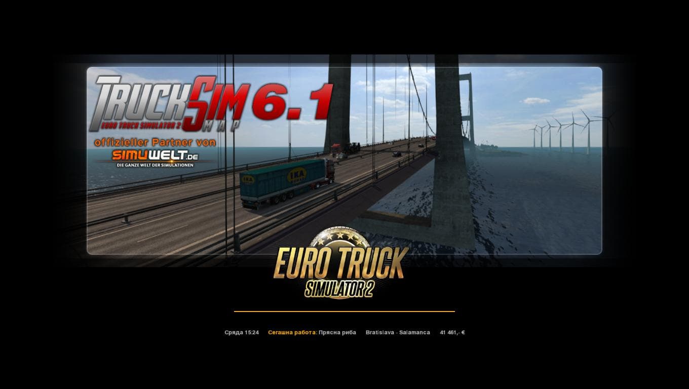 TRUCKSIM MAP 6.1 1.21 – Maps mod for Euro Truck Simulator 2