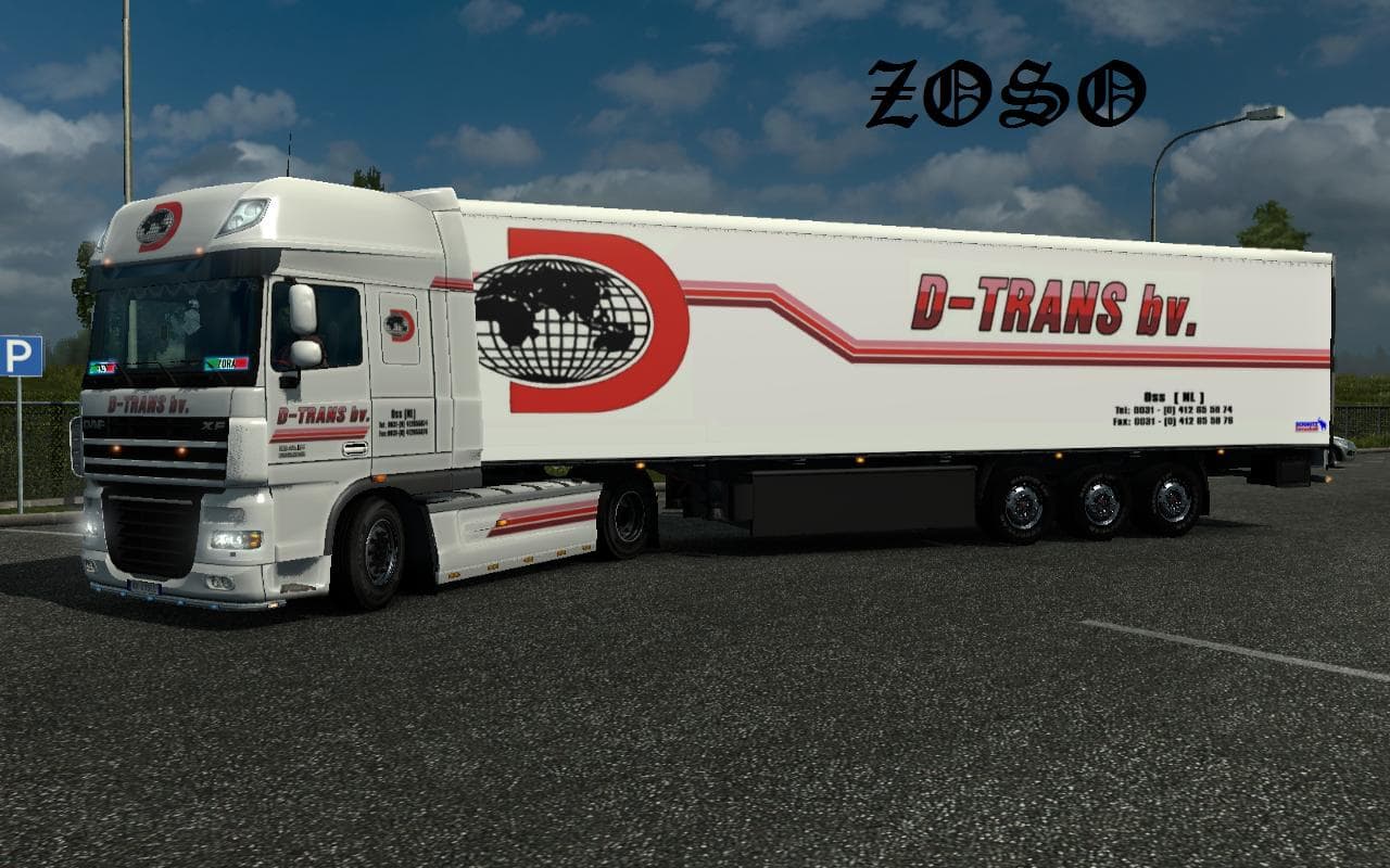 D-TRANS BV.TRAILER 1.21.X – Trailers mod for Euro Truck Simulator 2