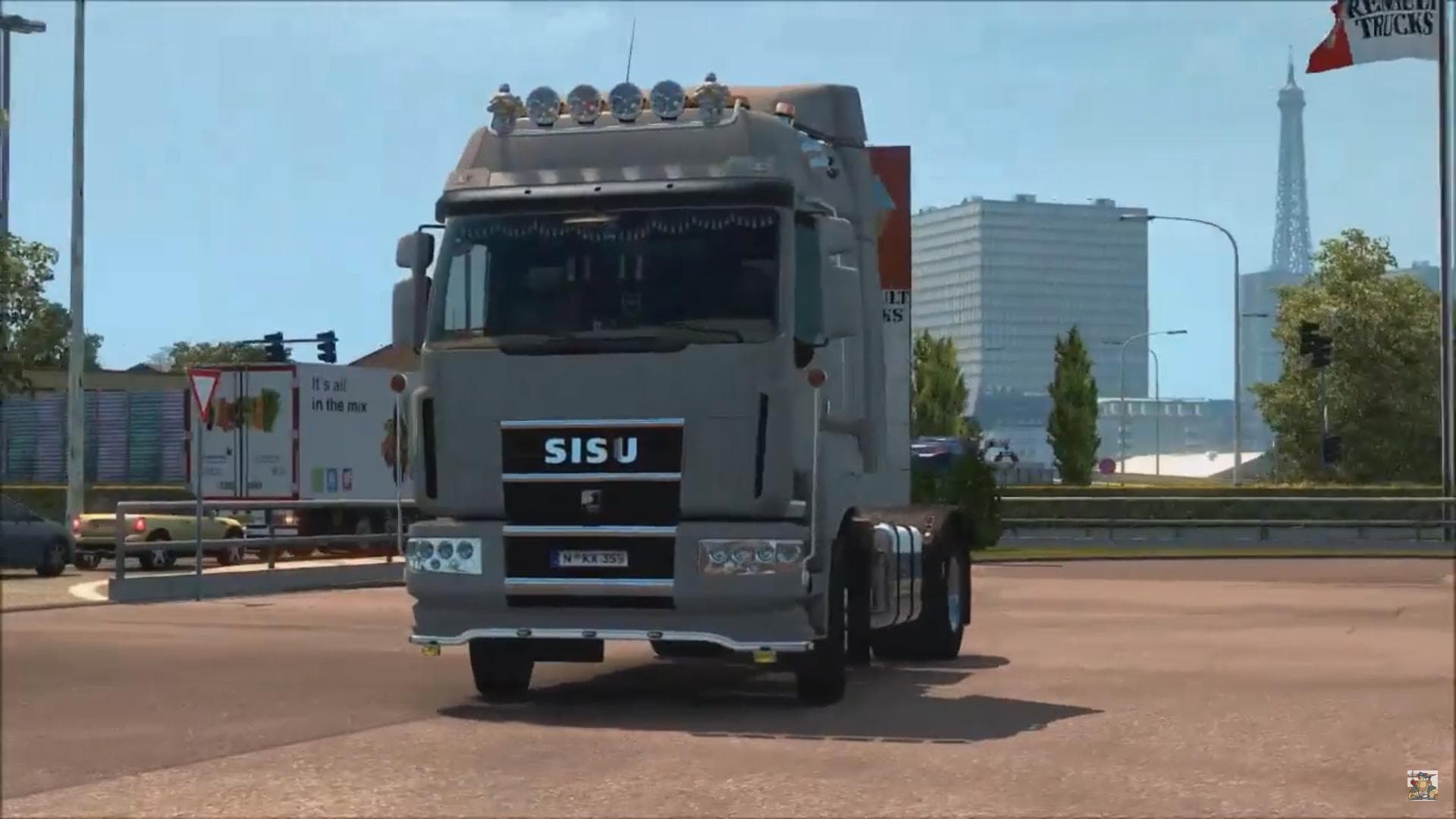 SISU R500, C500 & C600 + CABIN ACCESSORIES DLC – Parts mod for Euro Truck Simulator 2