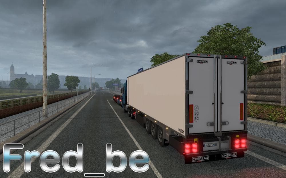 NEW TRAILER CHEREAU V1.21 STANDALONE 1.21.X – Trailers mod for Euro Truck Simulator 2