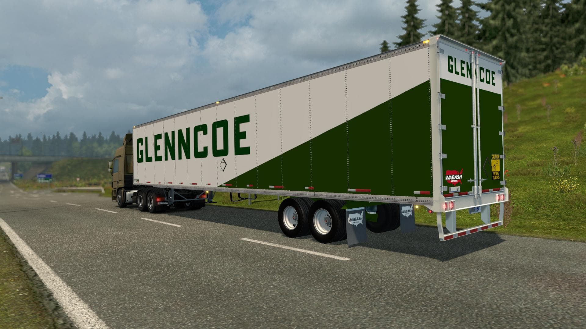 WABASH DURAPLATE DRYVAN 1.21.X - ETS2 mods download – trailers screenshot 2