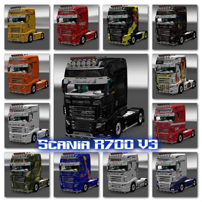 SCANIA R700 V3 1.21 – Parts mod for Euro Truck Simulator 2