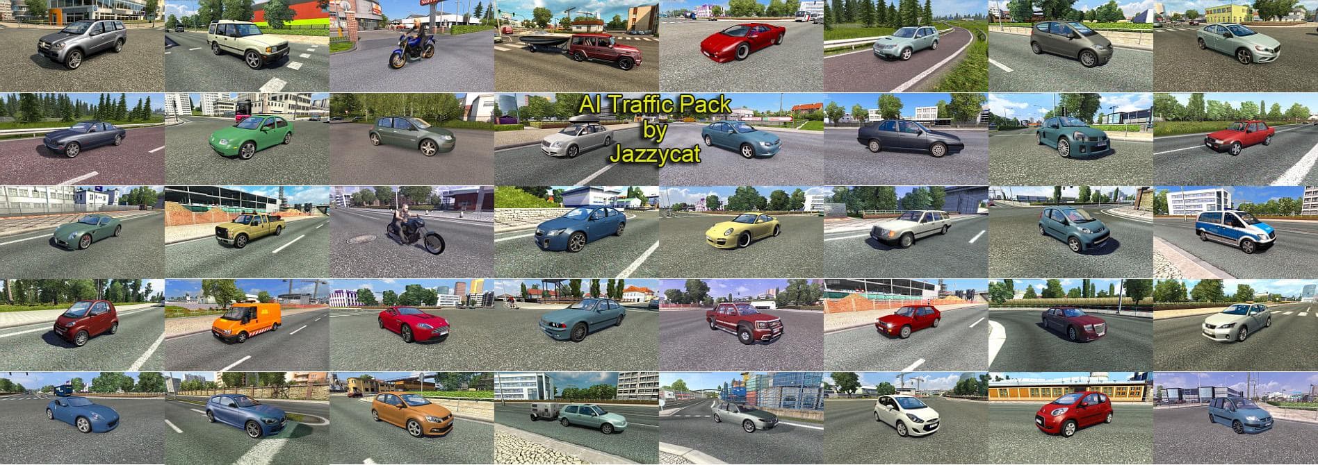 AI TRAFFIC PACK BY JAZZYCAT V3.2 - ETS2 mods download – other screenshot 2
