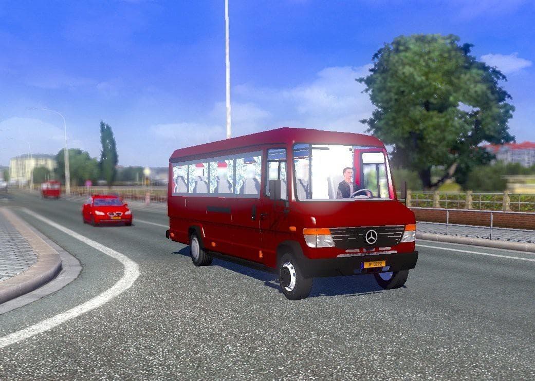 MERCEDES BENZ VARIO 812D IN TRAFFIC - ETS2 mods download – other screenshot 2
