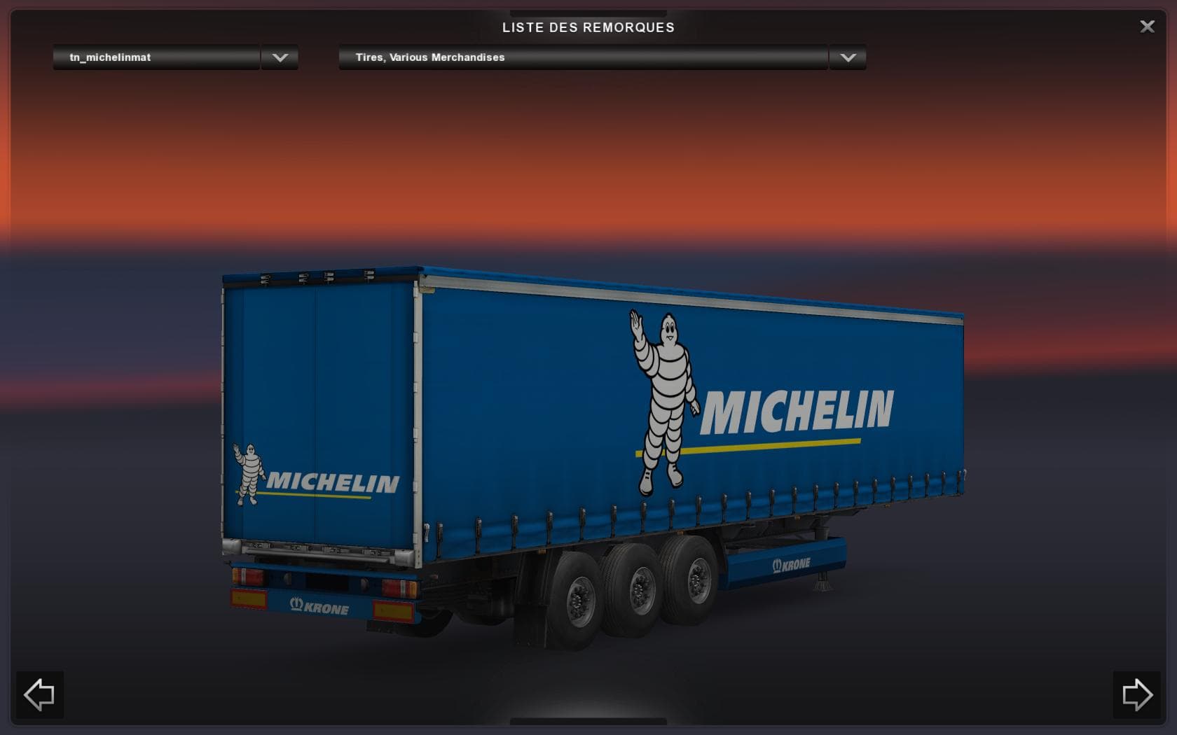 MICHELIN STANDALONE TRAILER V1.0 – Trailers mod for Euro Truck Simulator 2