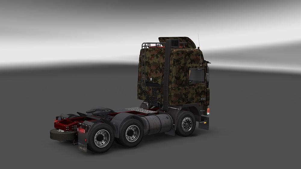 ARMY VOLVO F10 SKIN - ETS2 mods download – skins screenshot 2