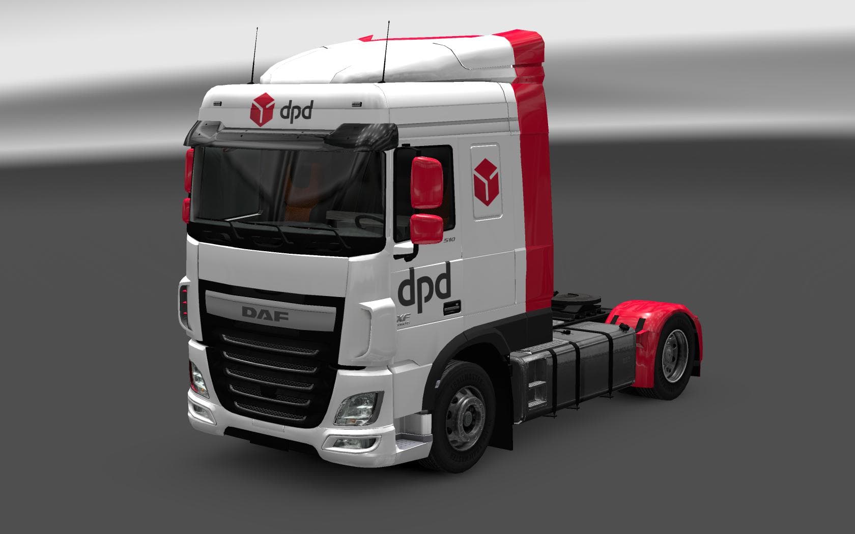 DPD SKIN FOR DAF XF EURO6 1.0 - ETS2 mods download – skins screenshot 2