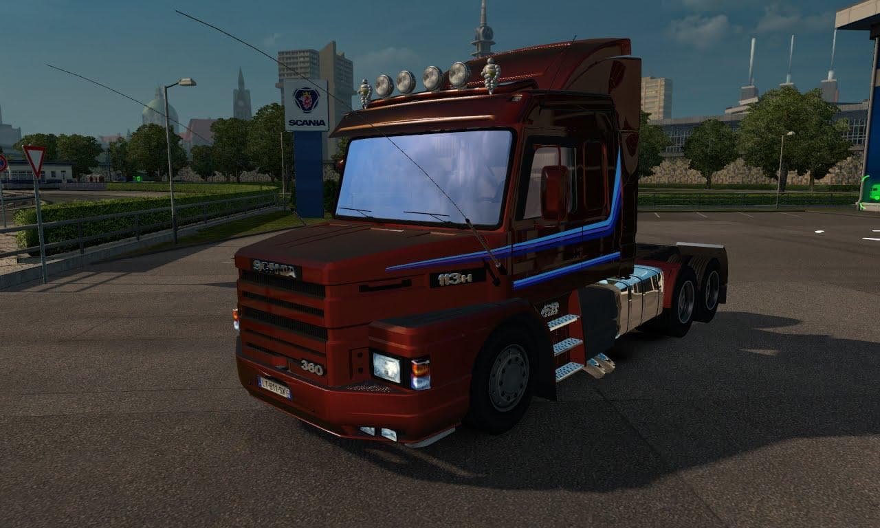 SCANIA 113 BICUDA 1.21.X – Parts mod for Euro Truck Simulator 2