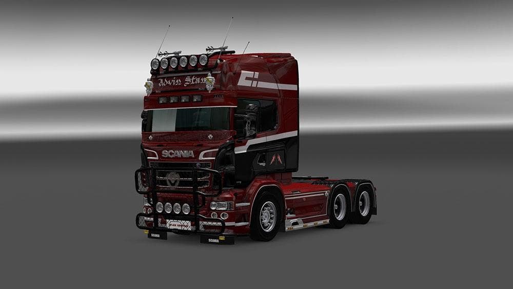 SCANIA RJL ADVIN STAM SKIN – Skins mod for Euro Truck Simulator 2