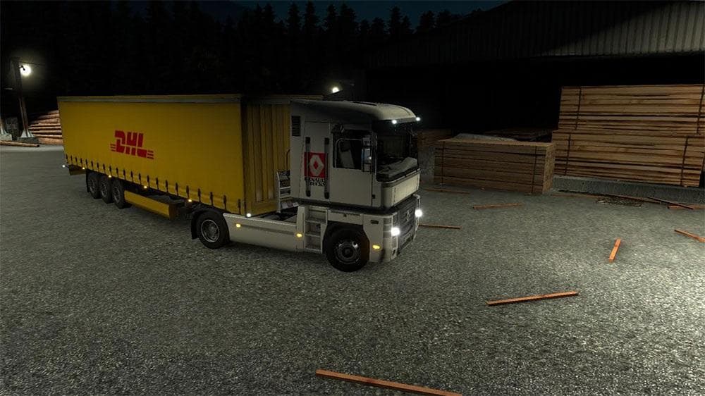 DHL TRAILER + 6 NEW CARGOES – Trailers mod for Euro Truck Simulator 2