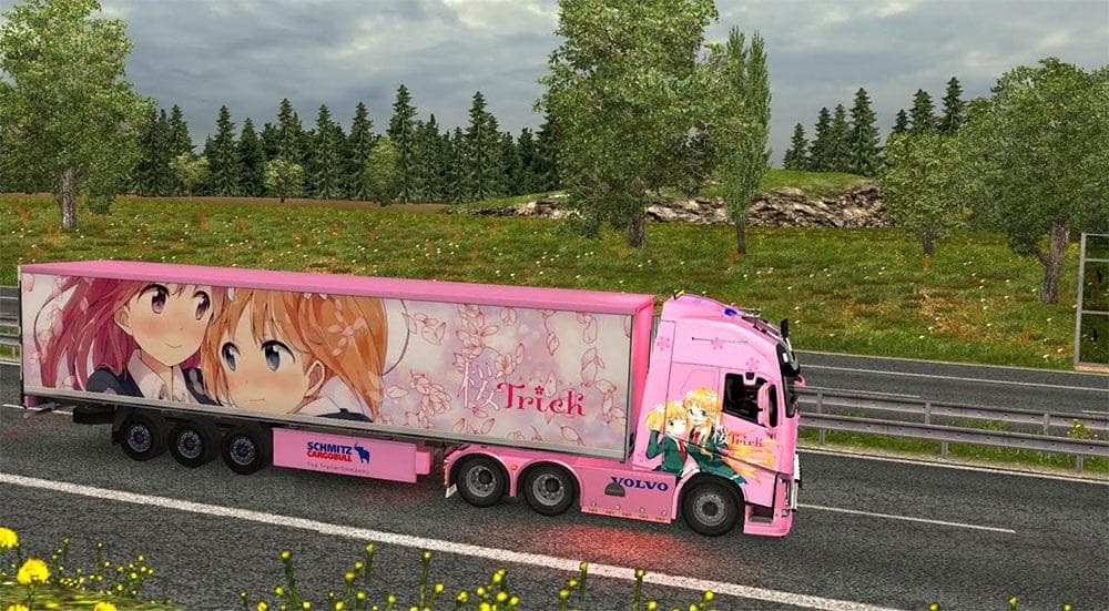 SAKURA TRICK COMBO SKIN PACK V3.21 – Skins mod for Euro Truck Simulator 2