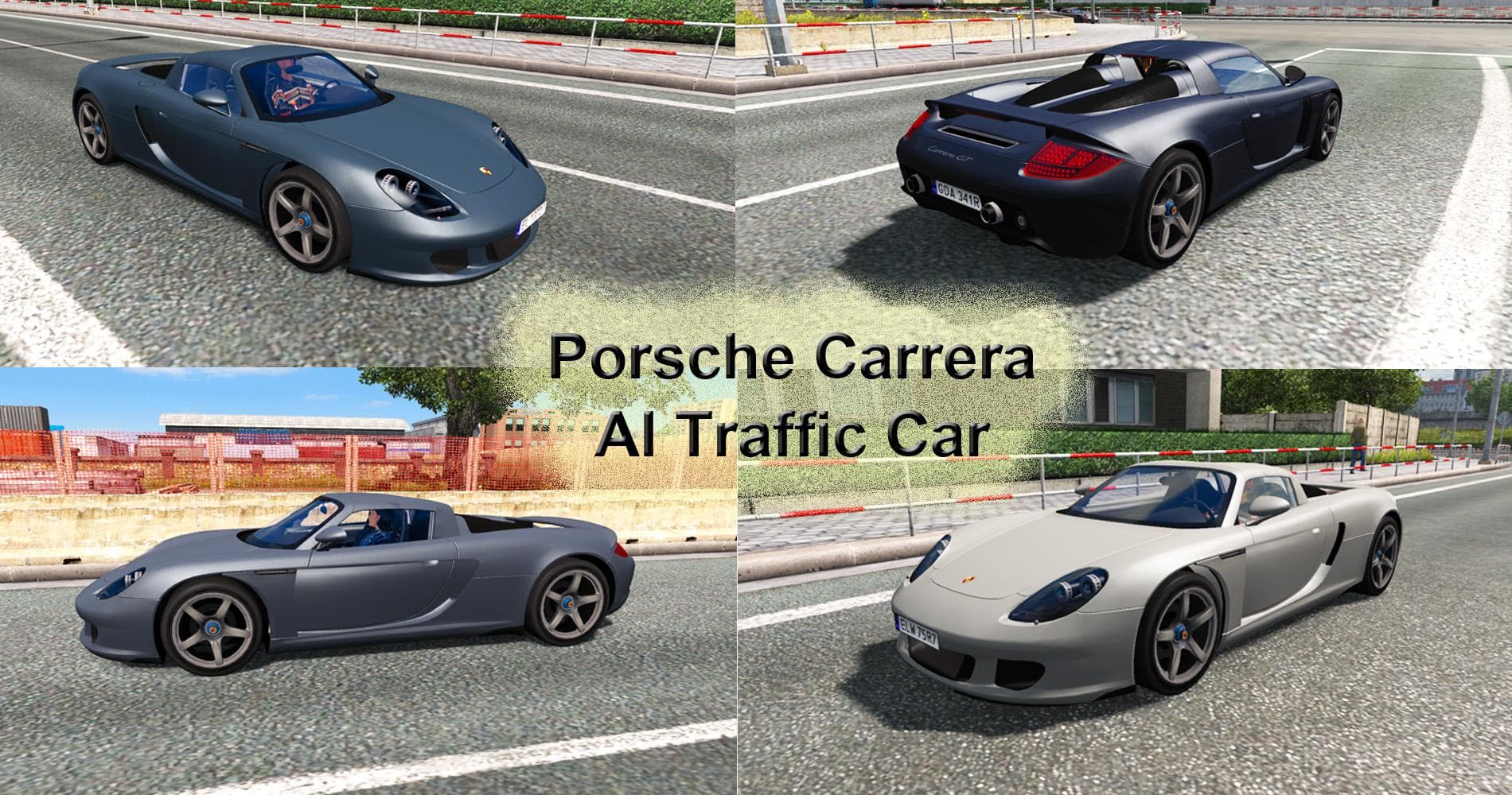 PORSCHE CARRERA GT AI TRAFFIC CAR – Other mod for Euro Truck Simulator 2