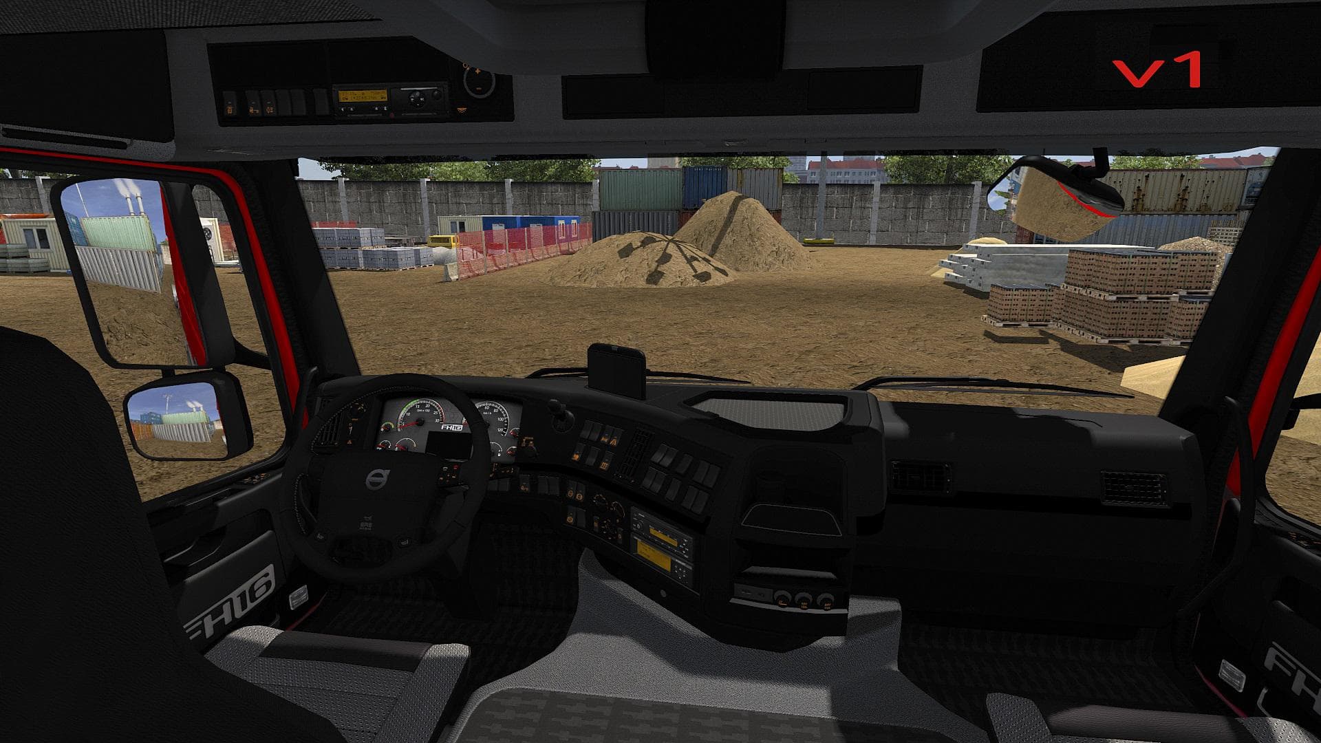 VOLVO FH 2009 BLACK & GRAY EXCLUSIVE INTERIOR PACK – Other mod for Euro Truck Simulator 2