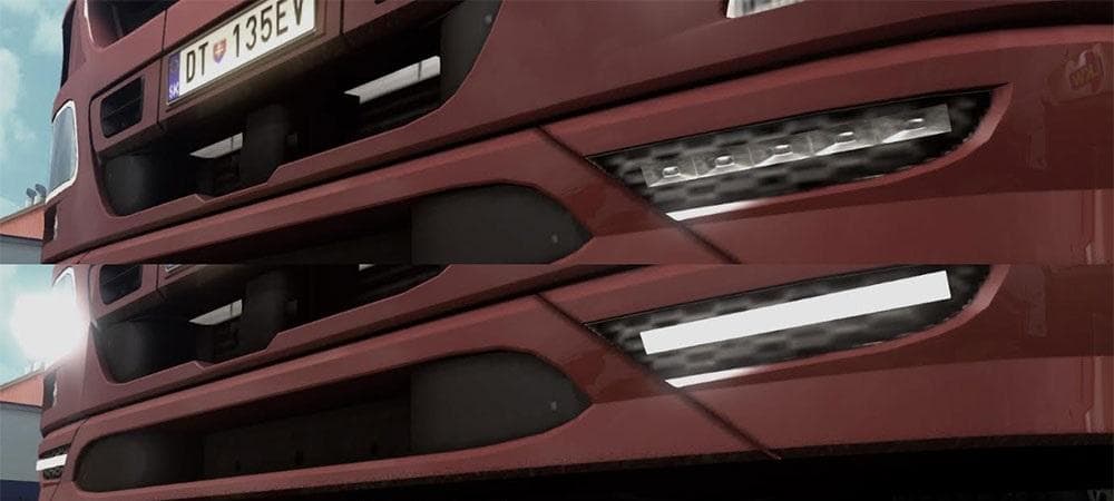 LEDS FOR ACTROS MP3 – Parts mod for Euro Truck Simulator 2