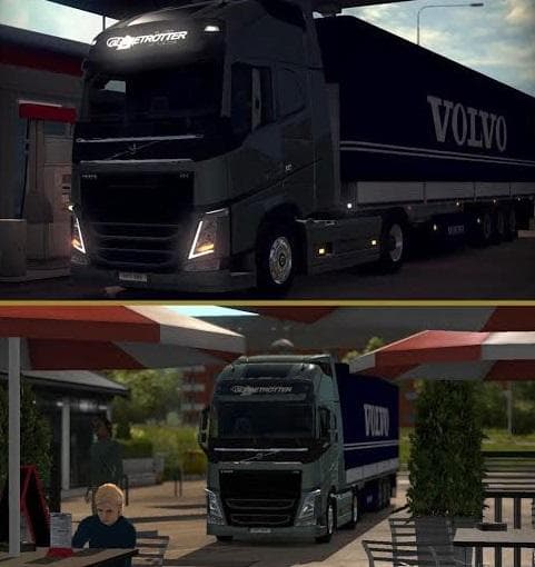 VOLVO 2012 REALISTIC 1.21.X – Parts mod for Euro Truck Simulator 2