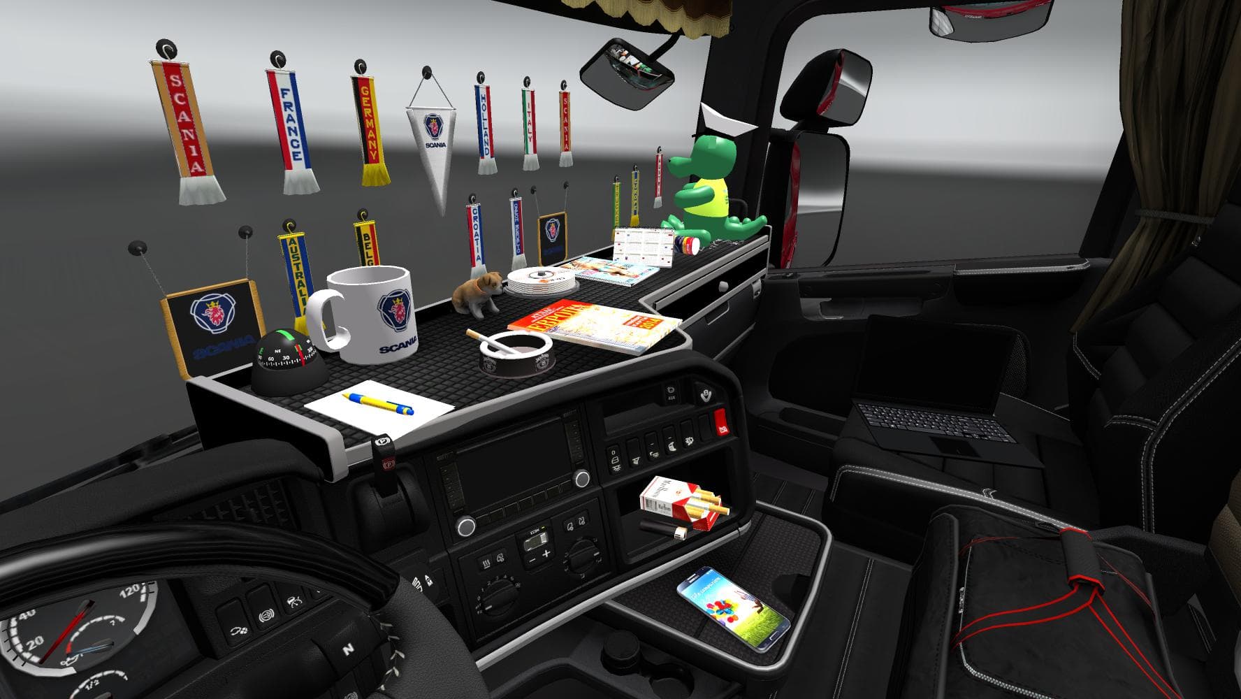 ADDONS FOR DLC CABIN 3.0 - ETS2 mods download – parts screenshot 2