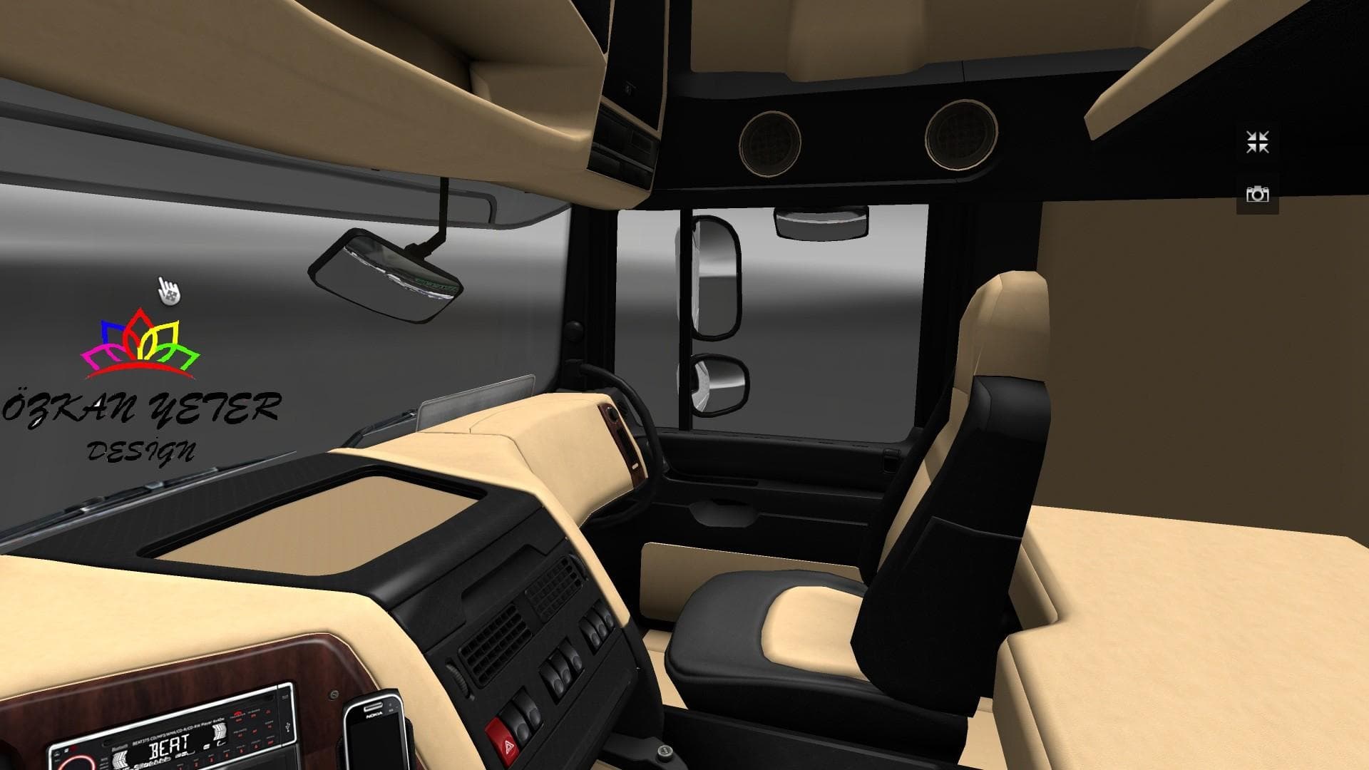 DAF XF INTERIOR BY OZKANYETER 1.21.X - ETS2 mods download – other screenshot 2