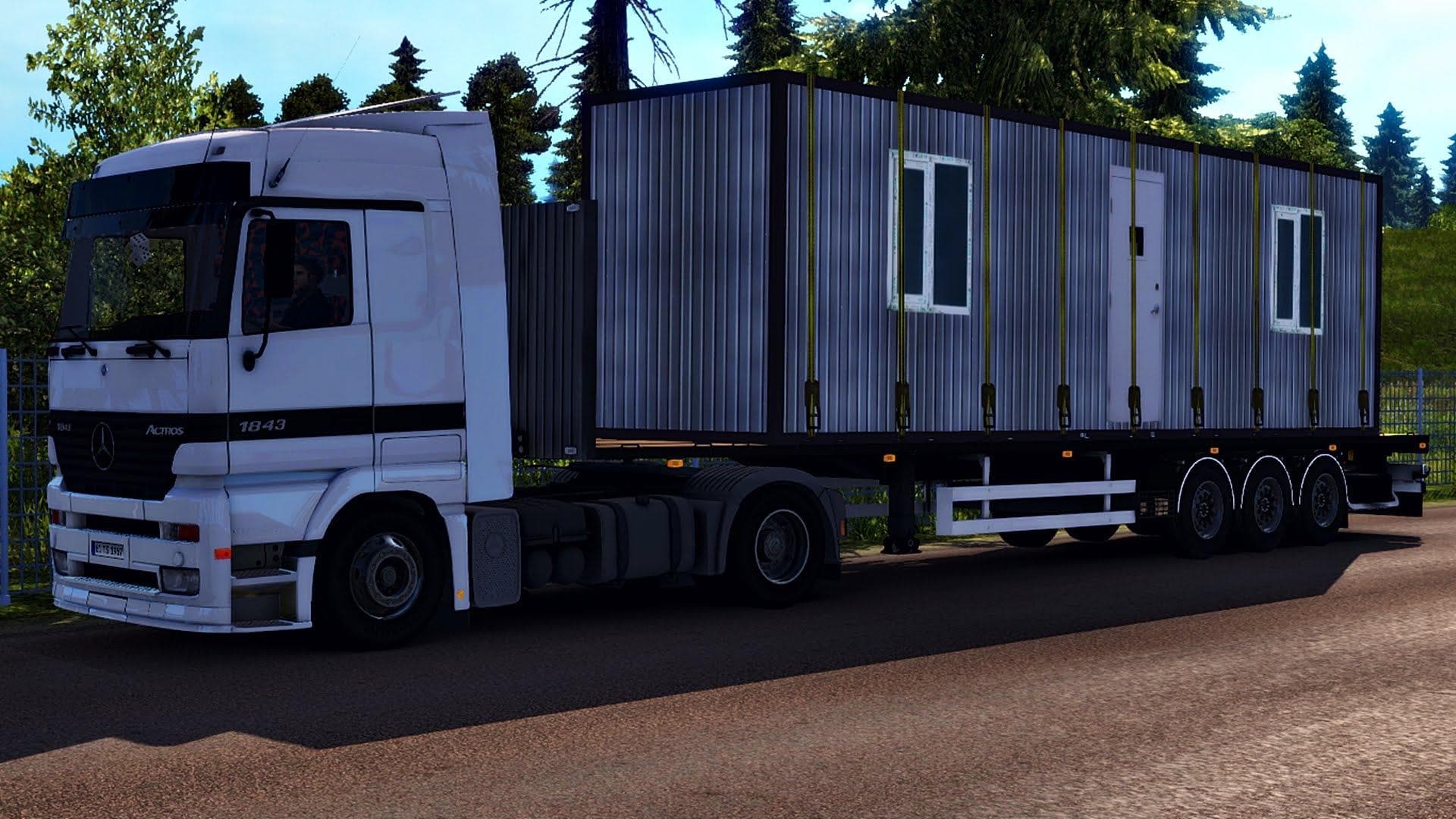 FLATBED TRAILER & CARGO PACK – Trailers mod for Euro Truck Simulator 2