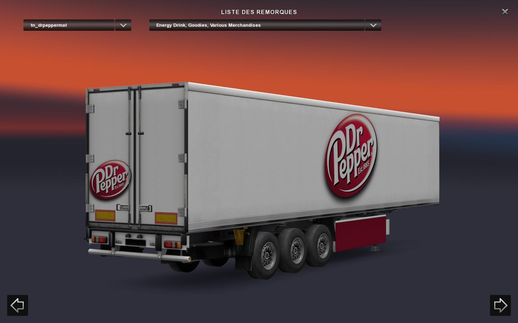 DR PEPPER TRAILER STANDALONE V1.0 – Trailers mod for Euro Truck Simulator 2