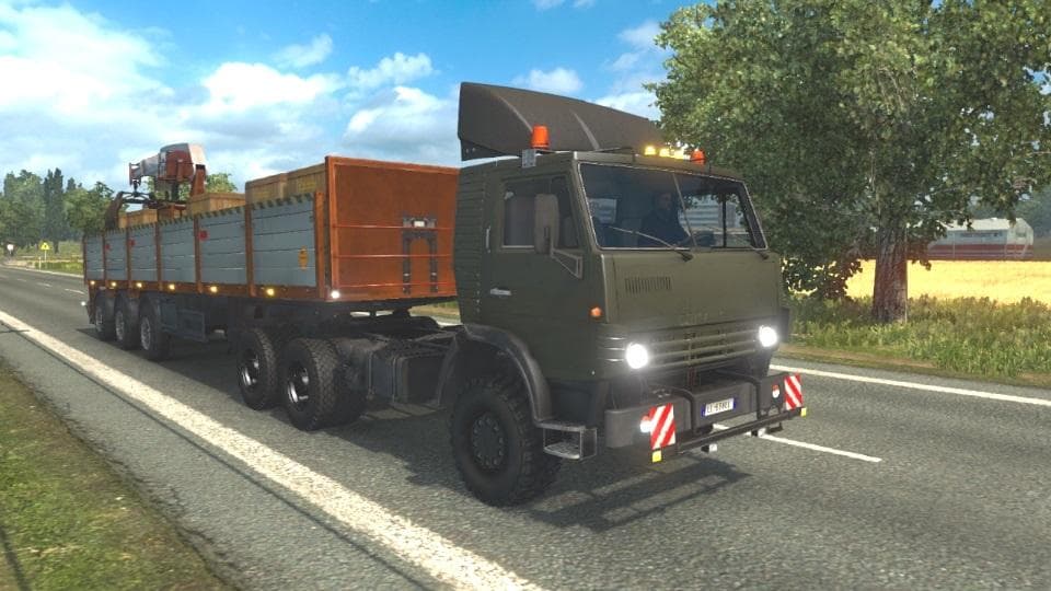 Kamaz 4410-6450 + Wheels Offroad 1.21.x – Parts mod for Euro Truck Simulator 2