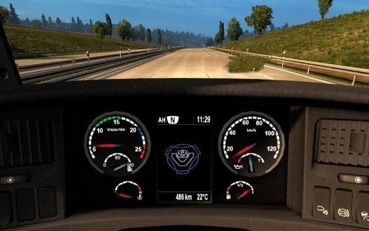 SCANIA DASHBOARD 3.1 1.21 – Parts mod for Euro Truck Simulator 2