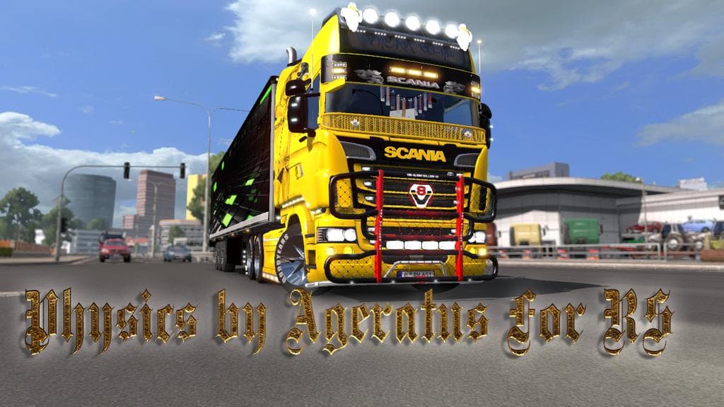 PHYSICS BY AGERATUS FOR SCANIA RS (RJL) BETA – Parts mod for Euro Truck Simulator 2