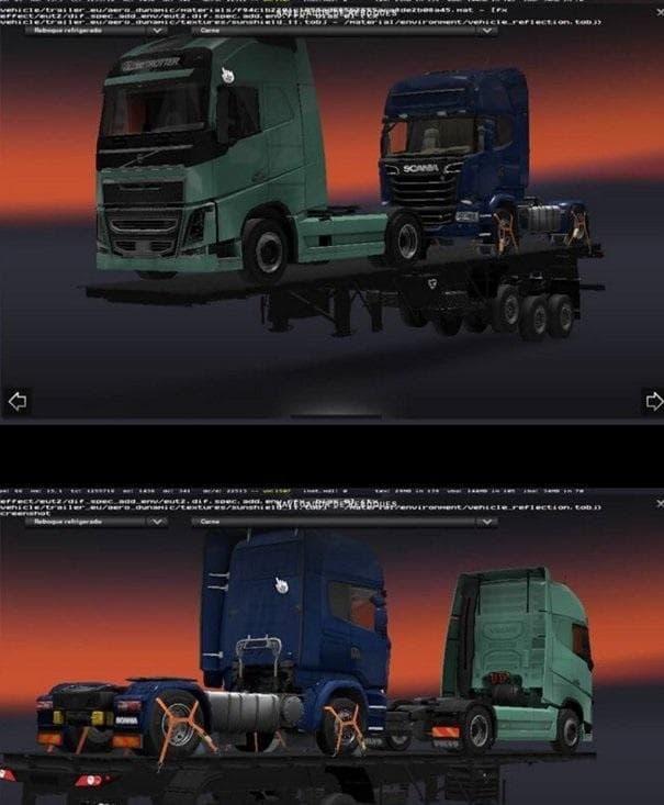 TRAILER TRUCK SCANIA AND VOLVO 1.21.X – Trailers mod for Euro Truck Simulator 2
