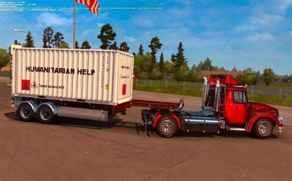 Ajuda Humanitaria Trailer – Trailers mod for Euro Truck Simulator 2