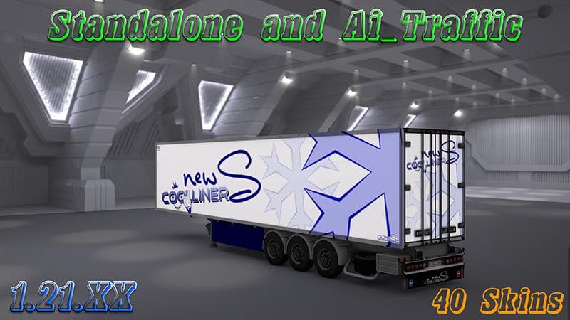 Coolliner By NewS V3 1.21.xx – Trailers mod for Euro Truck Simulator 2